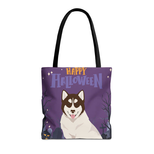 Canadian Inuit Dog Dog Happy Halloween Tote Bag 16x16