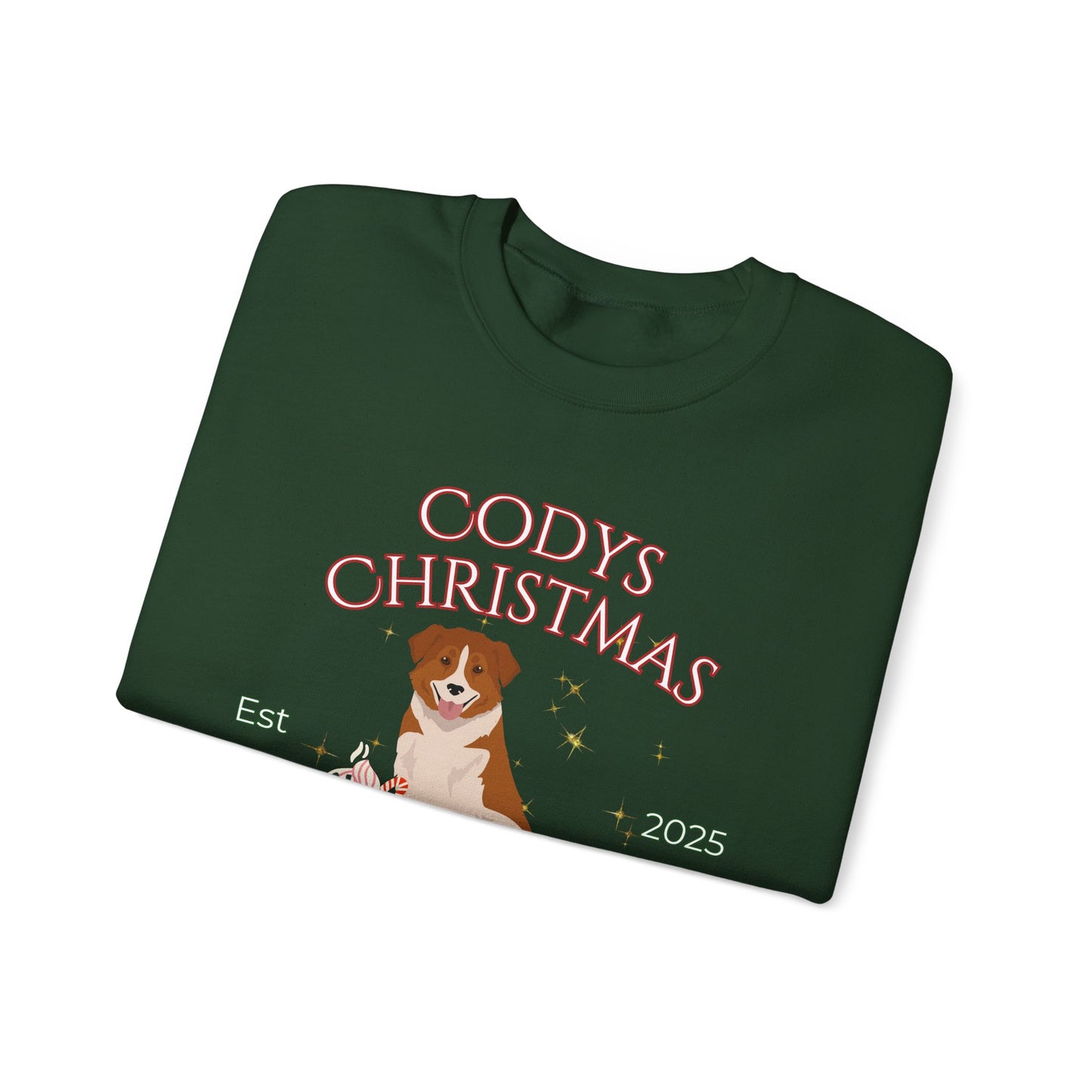 Aidi Dog Christmas Social Club Unisex Heavy Blend Crewneck Sweatshirt Custom Name