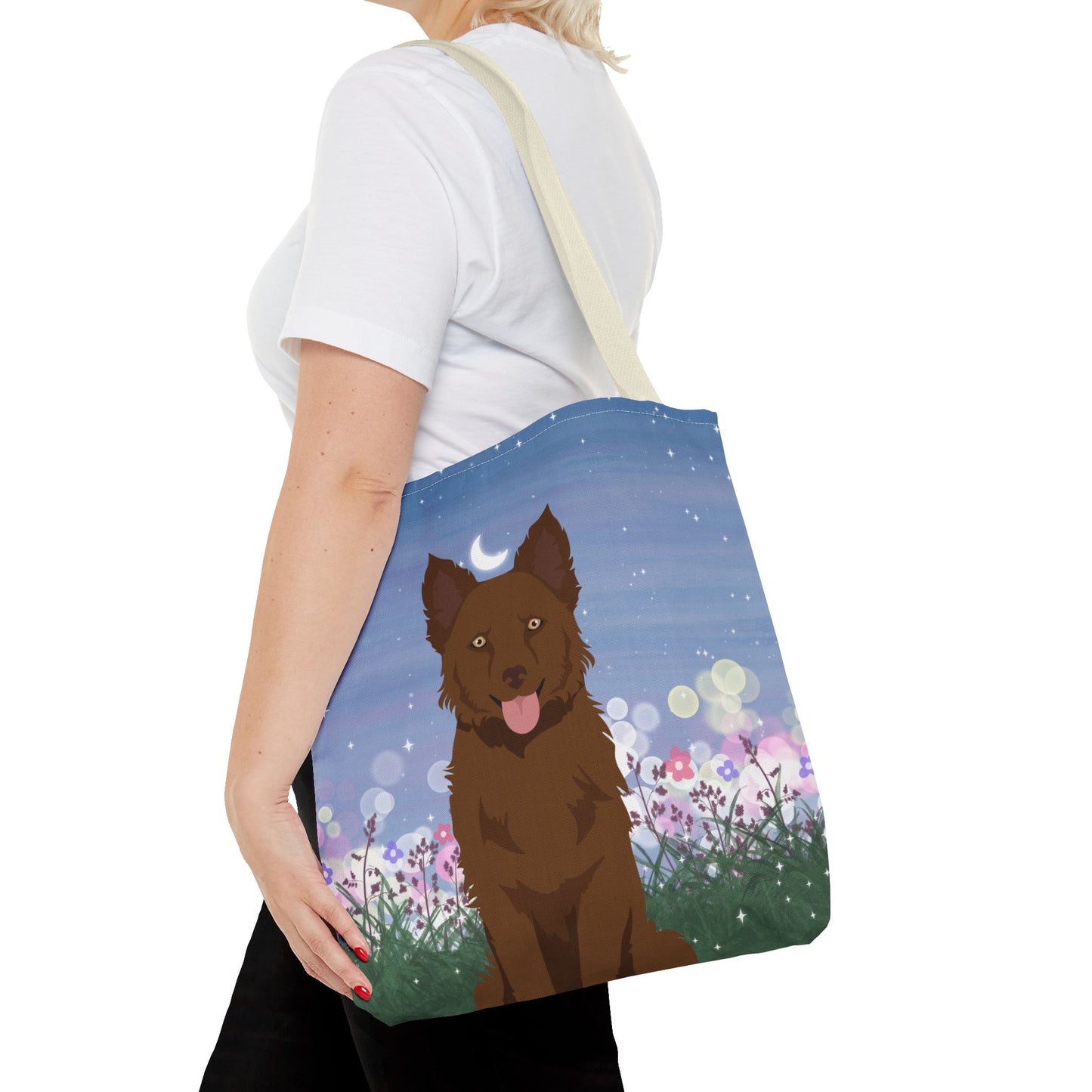 Mudi Dog Tote Bag 16x16
