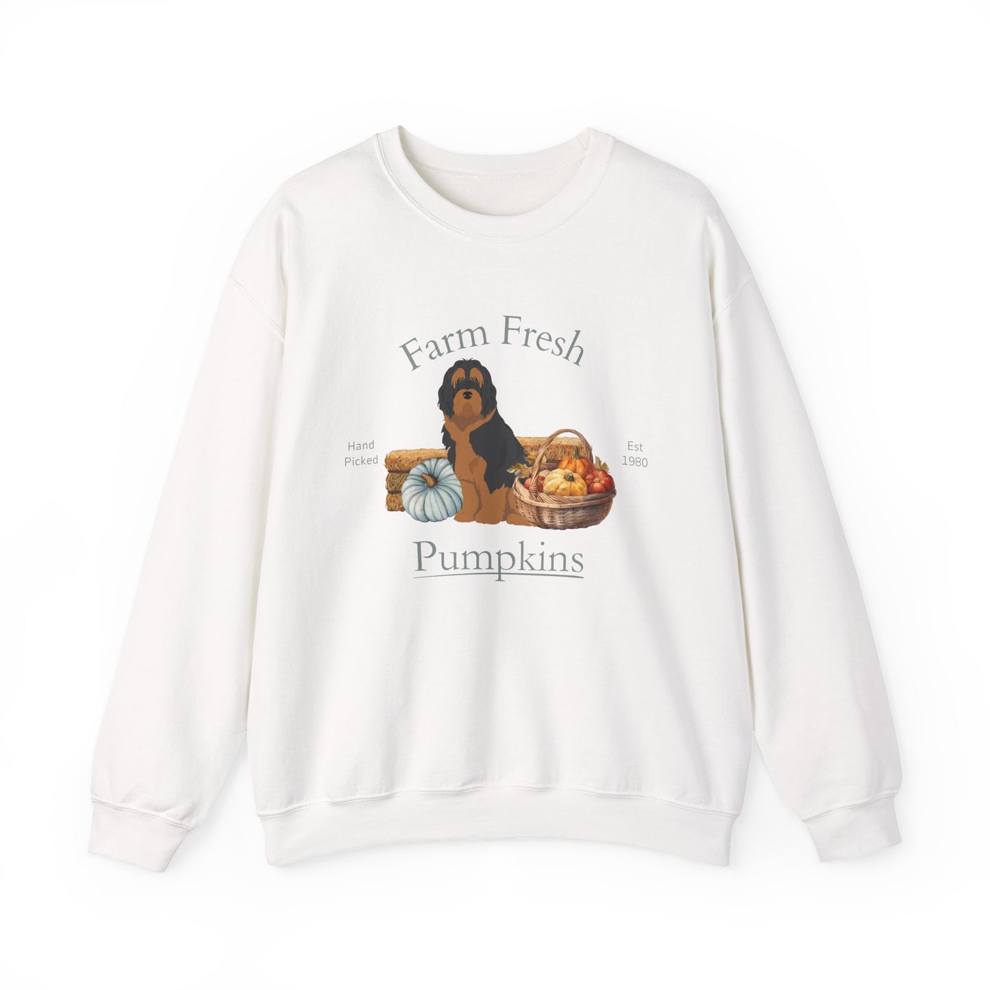 Otterhound Dog Fall Farm Fresh Unisex Heavy Blend Crewneck Sweatshirt