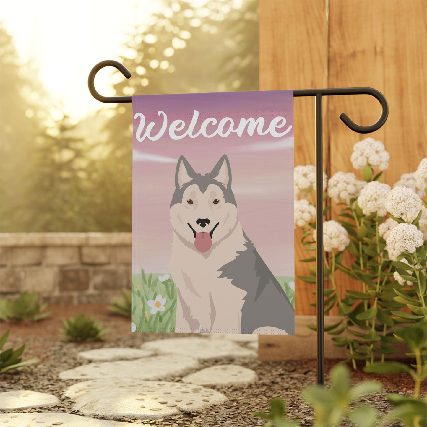 Northern Inuit Dog Dog Welcome Garden Flag