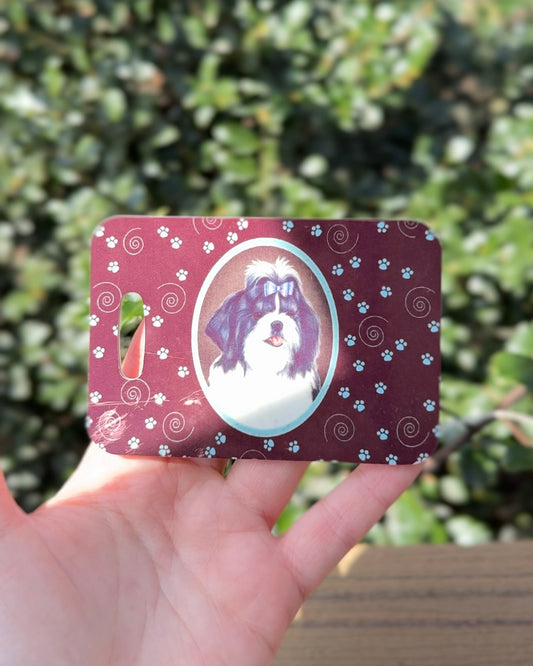 Shih Tzu Dog Luggage Tag