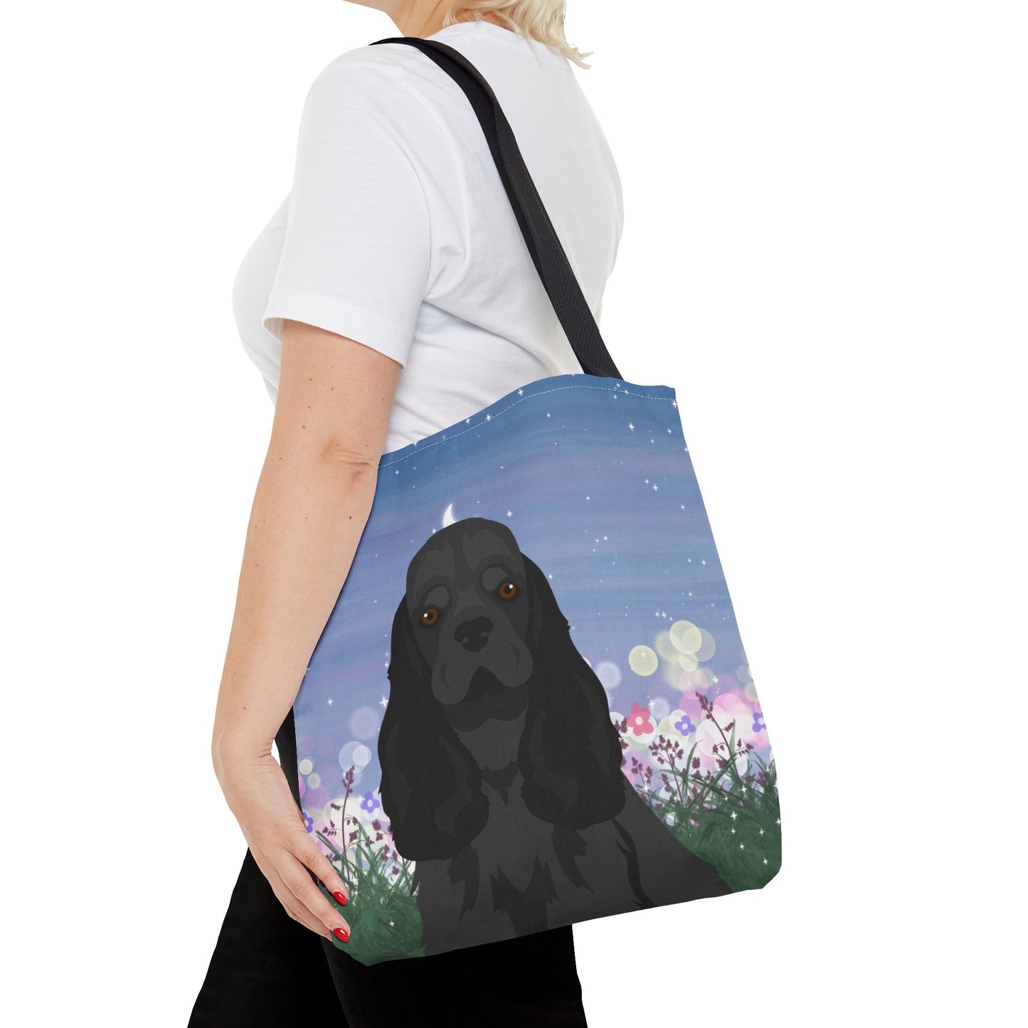 Cocker Spaniel Dog Tote Bag 16x16