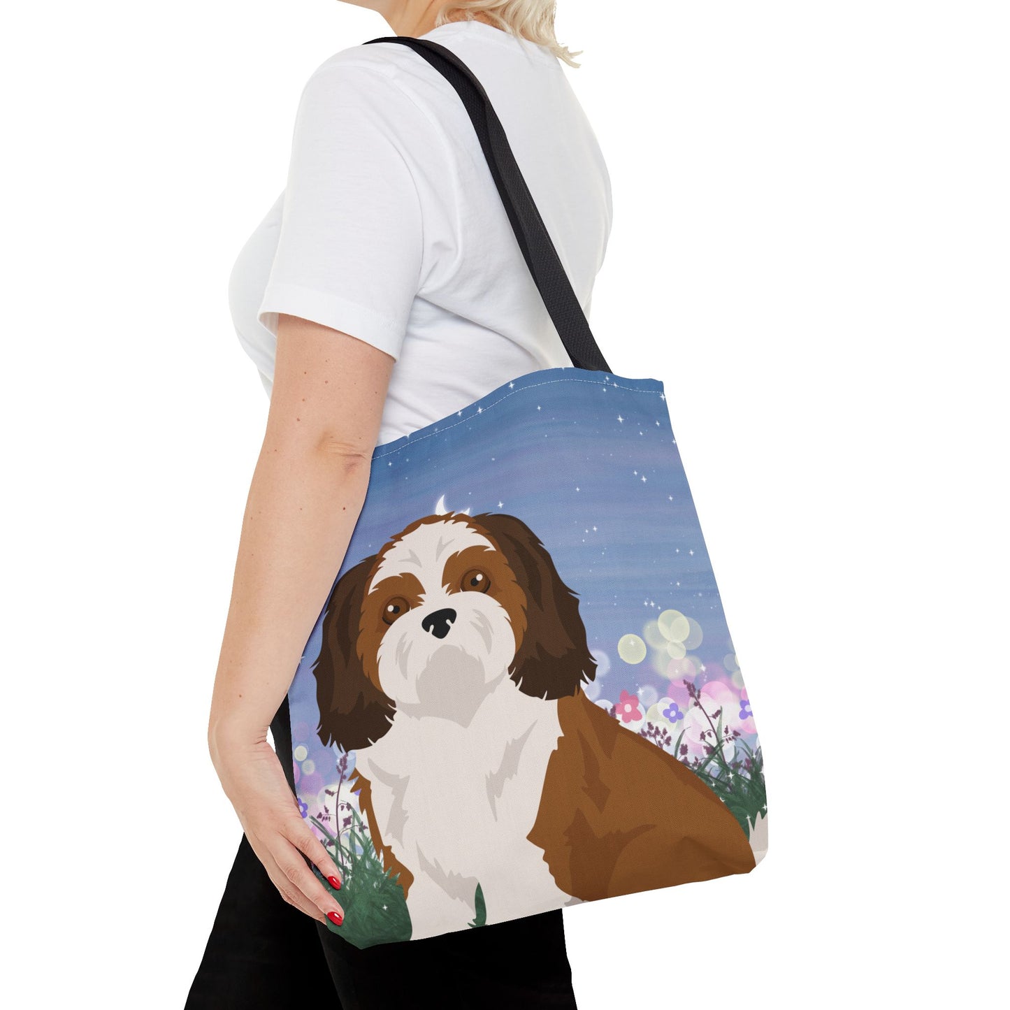 Shih Tzu Dog Tote Bag 16x16