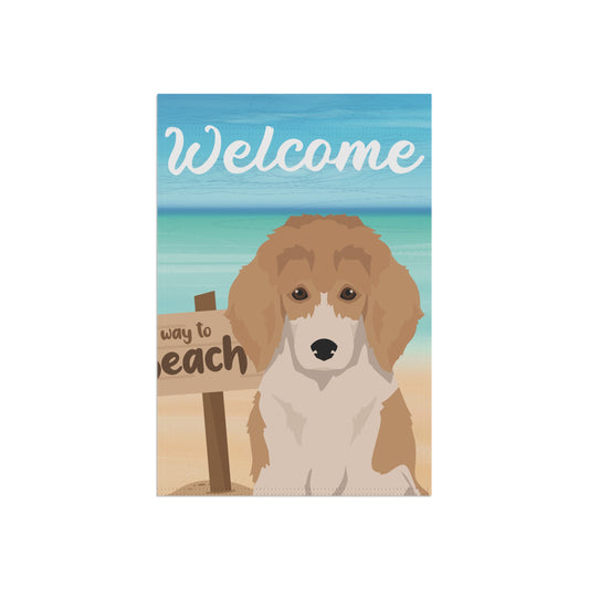 Poodle Dog Garden Flag