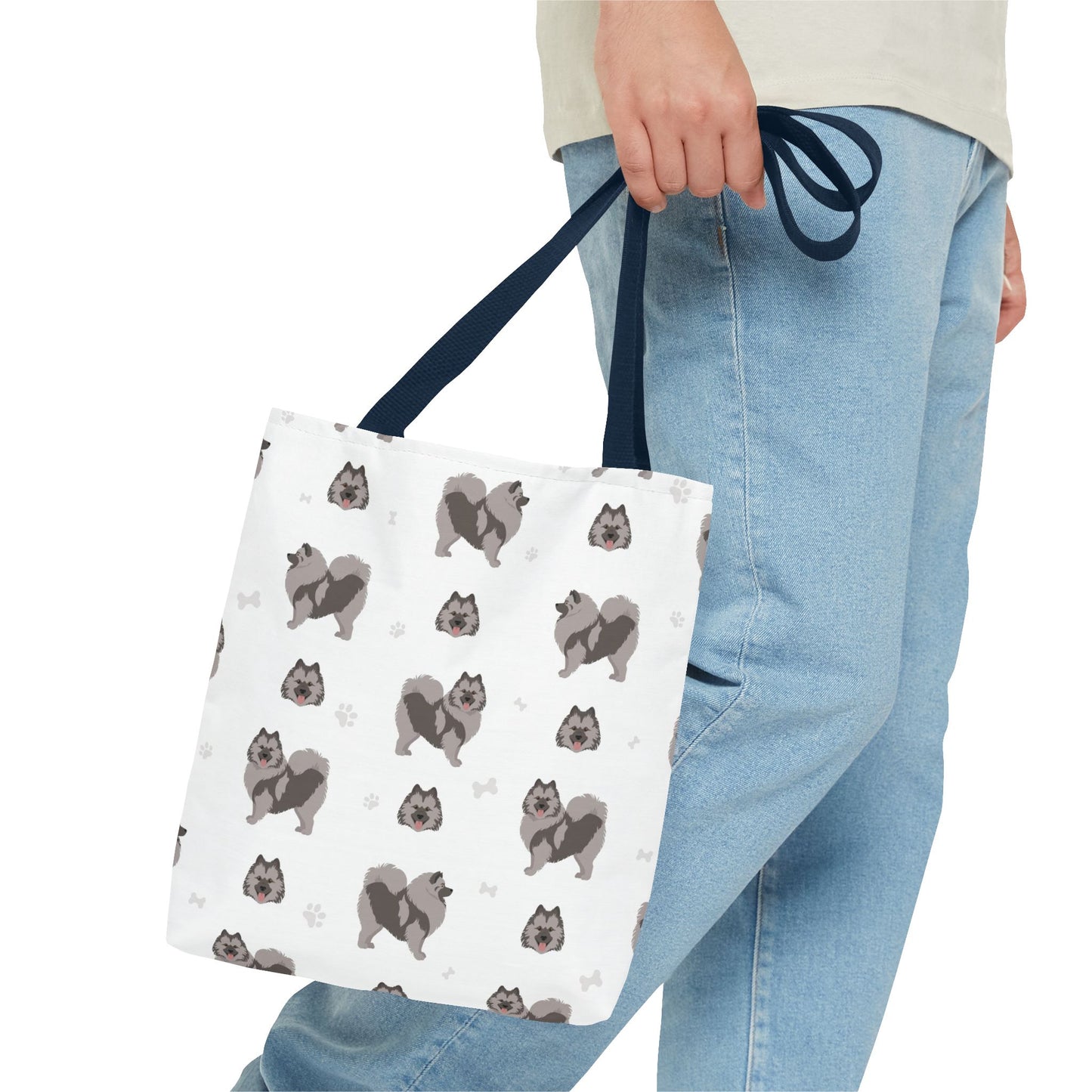 Keeshond Dog Tote Bag, Keeshond Dog Mom Gift