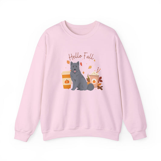 Canadian Inuit Dog Fall Halloween Unisex Heavy Blend Crewneck Sweatshirt