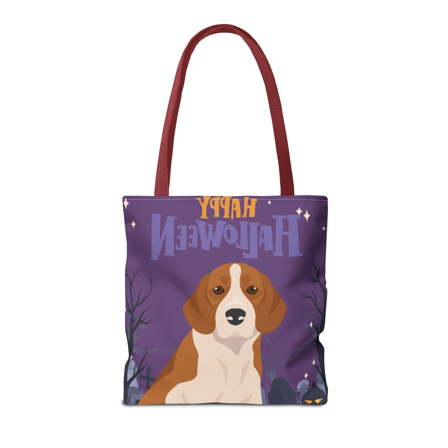 Beagle Dog Happy Halloween Tote Bag 16x16