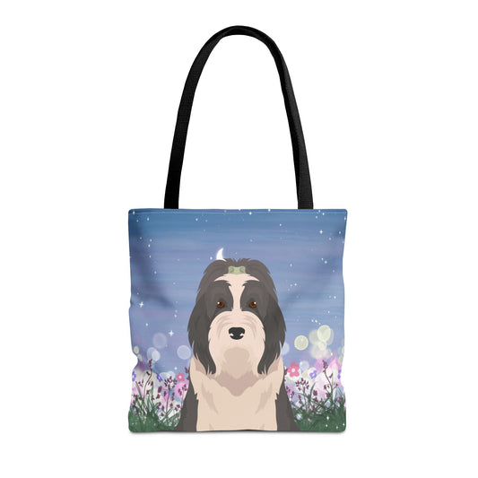 Bearded Collie Dog Tote Bag 16x16