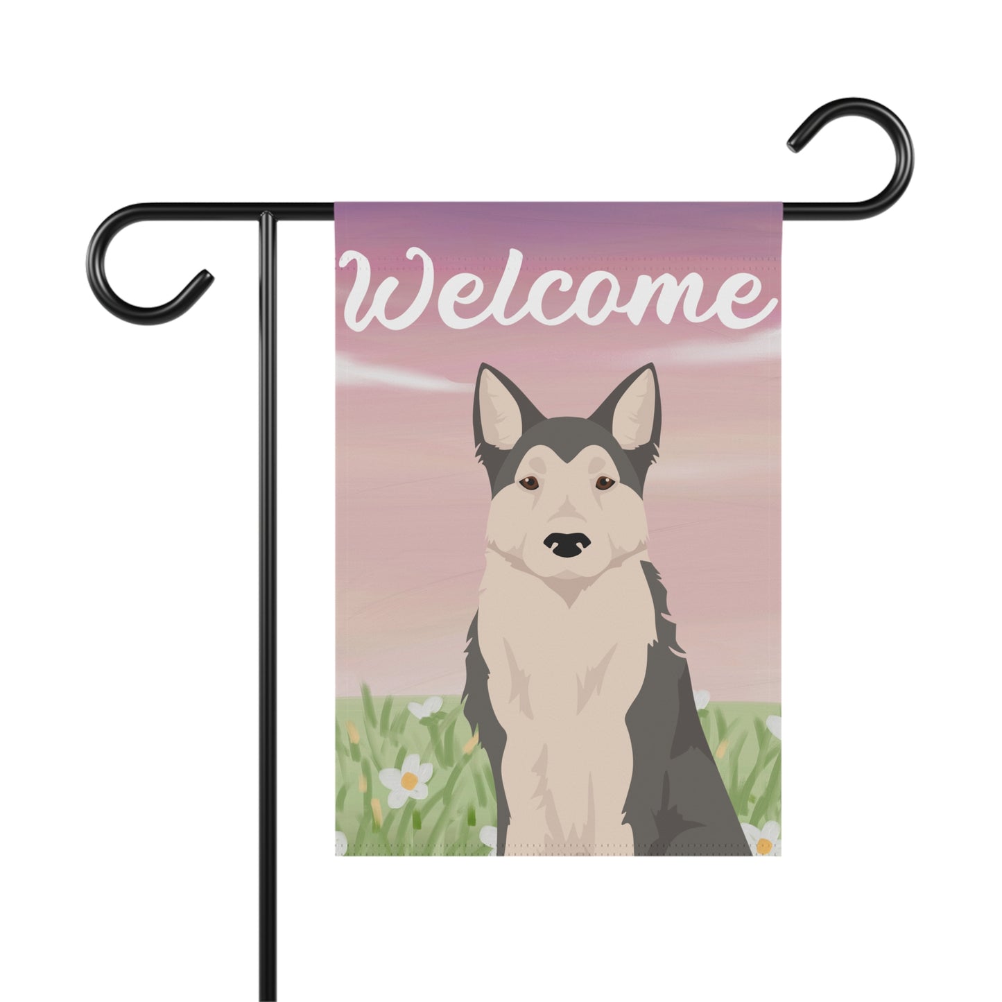 West Siberian Laika Dog Welcome Garden Flag