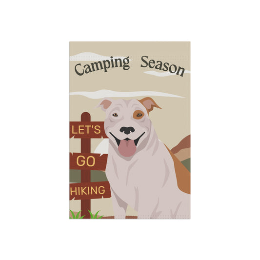 Pit Bull Dog Camping Garden Flag
