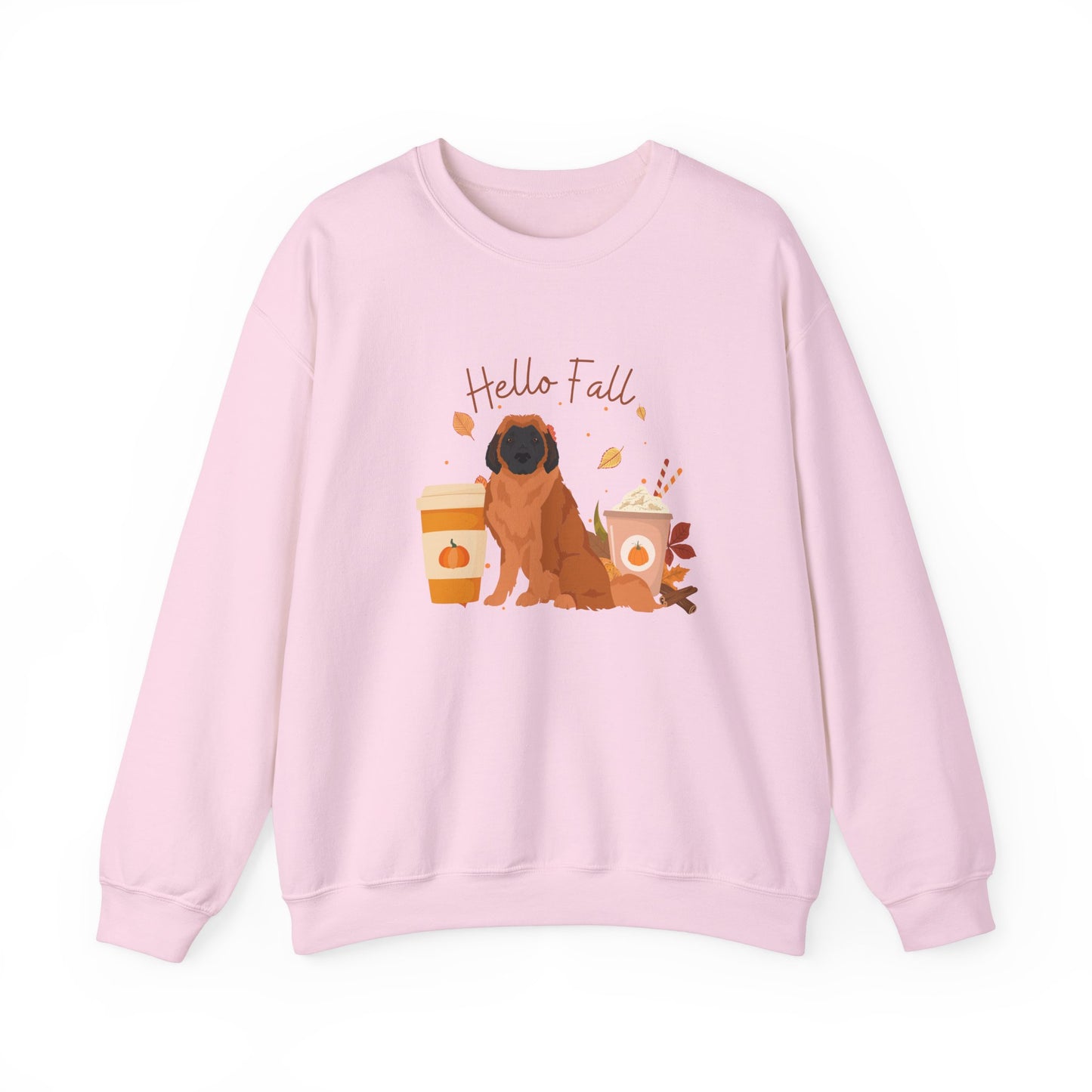 Leonberger Dog Fall Halloween Unisex Heavy Blend Crewneck Sweatshirt