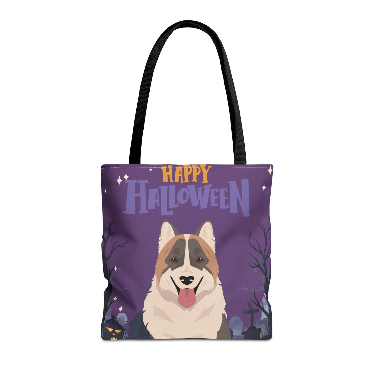 Thai Bangkaew Dog Dog Happy Halloween Tote Bag 16x16