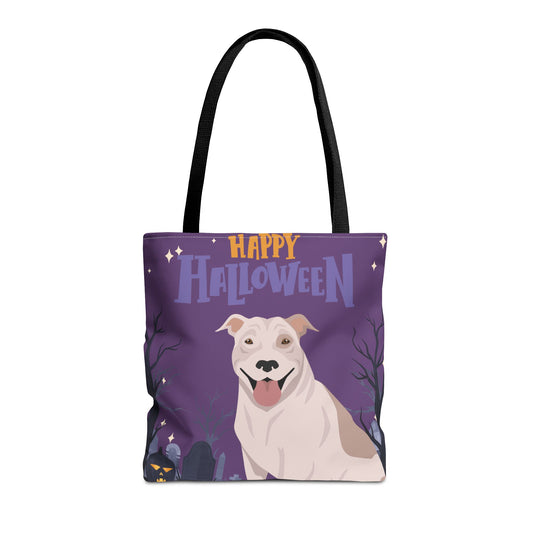 Pit Bull Dog Happy Halloween Tote Bag 16x16