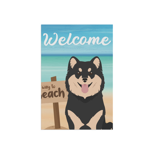 Finnish Lapphund Dog Garden Flag