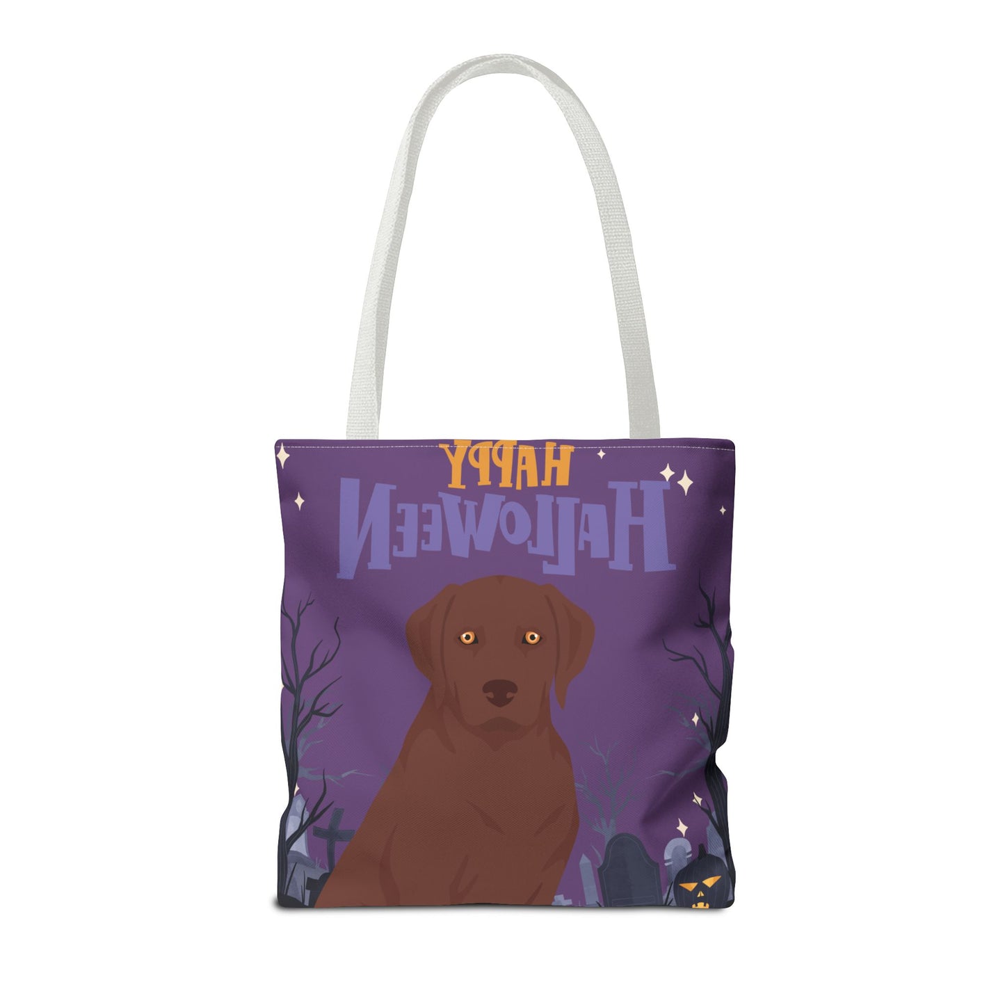 Labrador Retriever Dog Happy Halloween Tote Bag 16x16