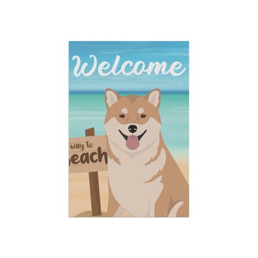 Shiba Inu Dog Garden Flag