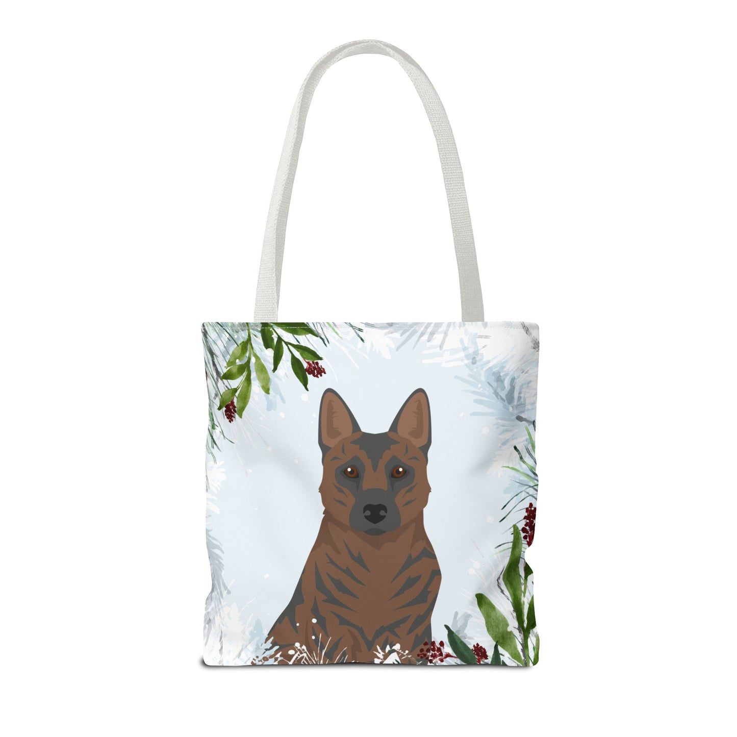 Kai Ken Dog Christmas Holiday Tote Bag 16x16