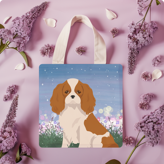 Cavalier King Charles Spaniel Dog Tote Bag 13x13