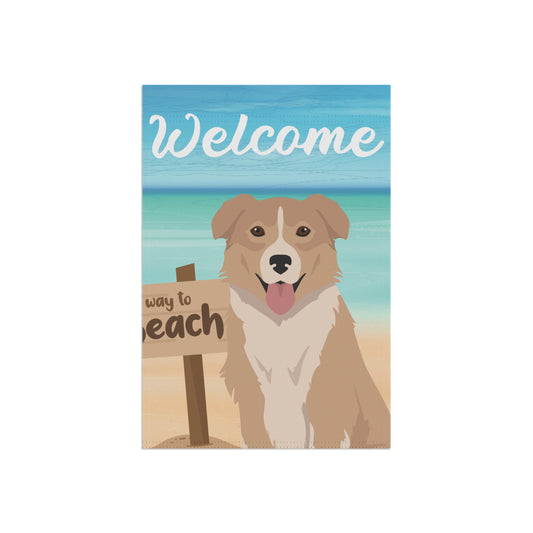 English Shepherd Dog Garden Flag