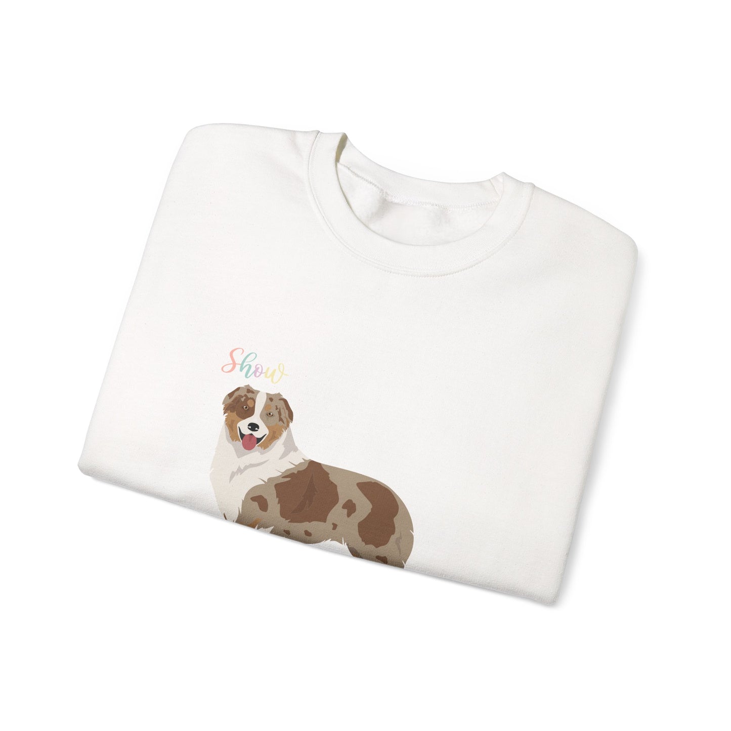 Australian Shepherd Dog Unisex Heavy Blend Crewneck Sweatshirt