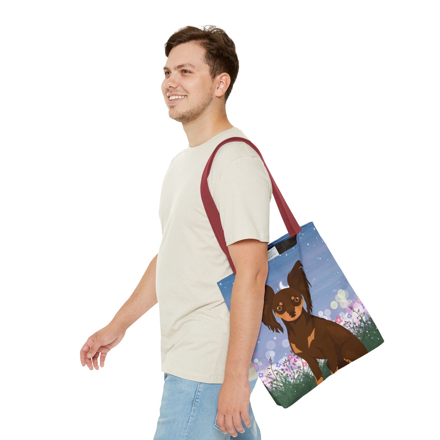 Russian Toy Terrier Dog Tote Bag 16x16