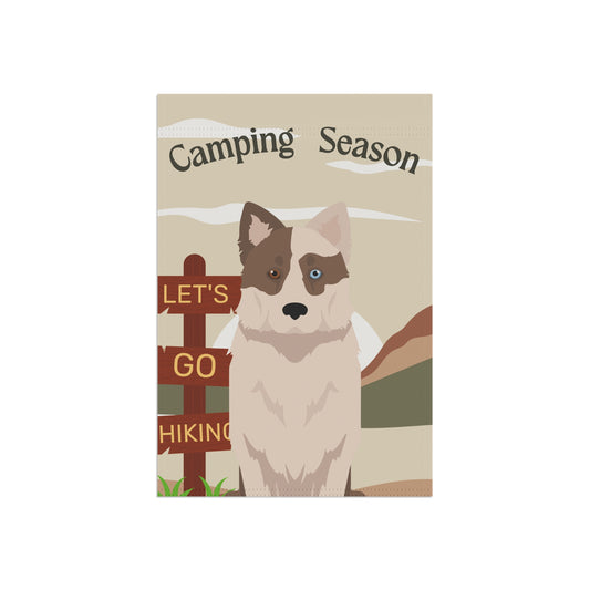 Yakutian Laika Dog Camping Garden Flag