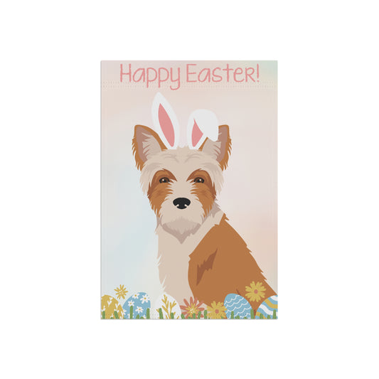 Portuguese Podengo Dog Happy Easter Garden Flag