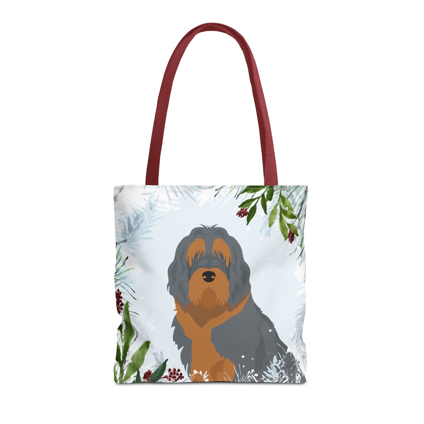 Otterhound Dog Christmas Holiday Tote Bag 16x16