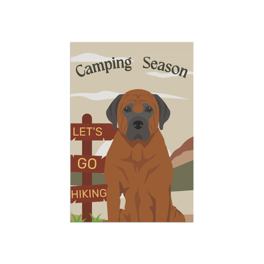Tosa Inu Dog Camping Garden Flag
