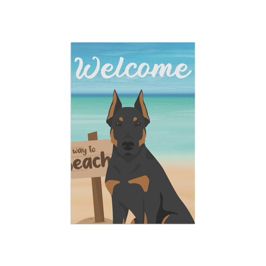 Beauceron Dog Garden Flag