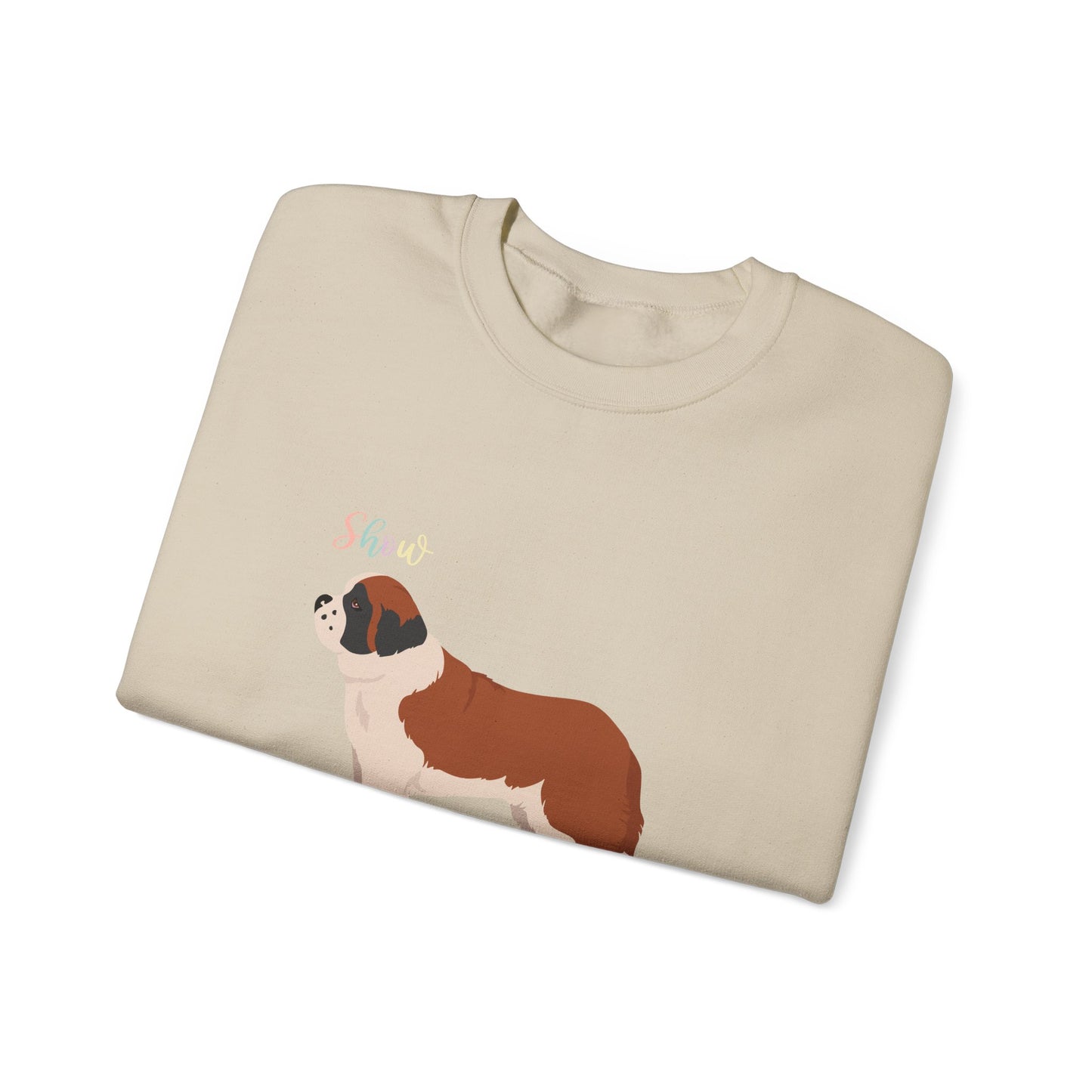 St Bernard Dog Unisex Heavy Blend Crewneck Sweatshirt