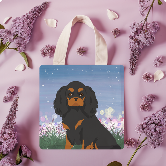 Cavalier King Charles Spaniel Dog Tote Bag 13x13