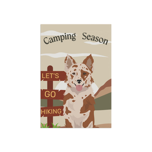 Mudi Dog Camping Garden Flag
