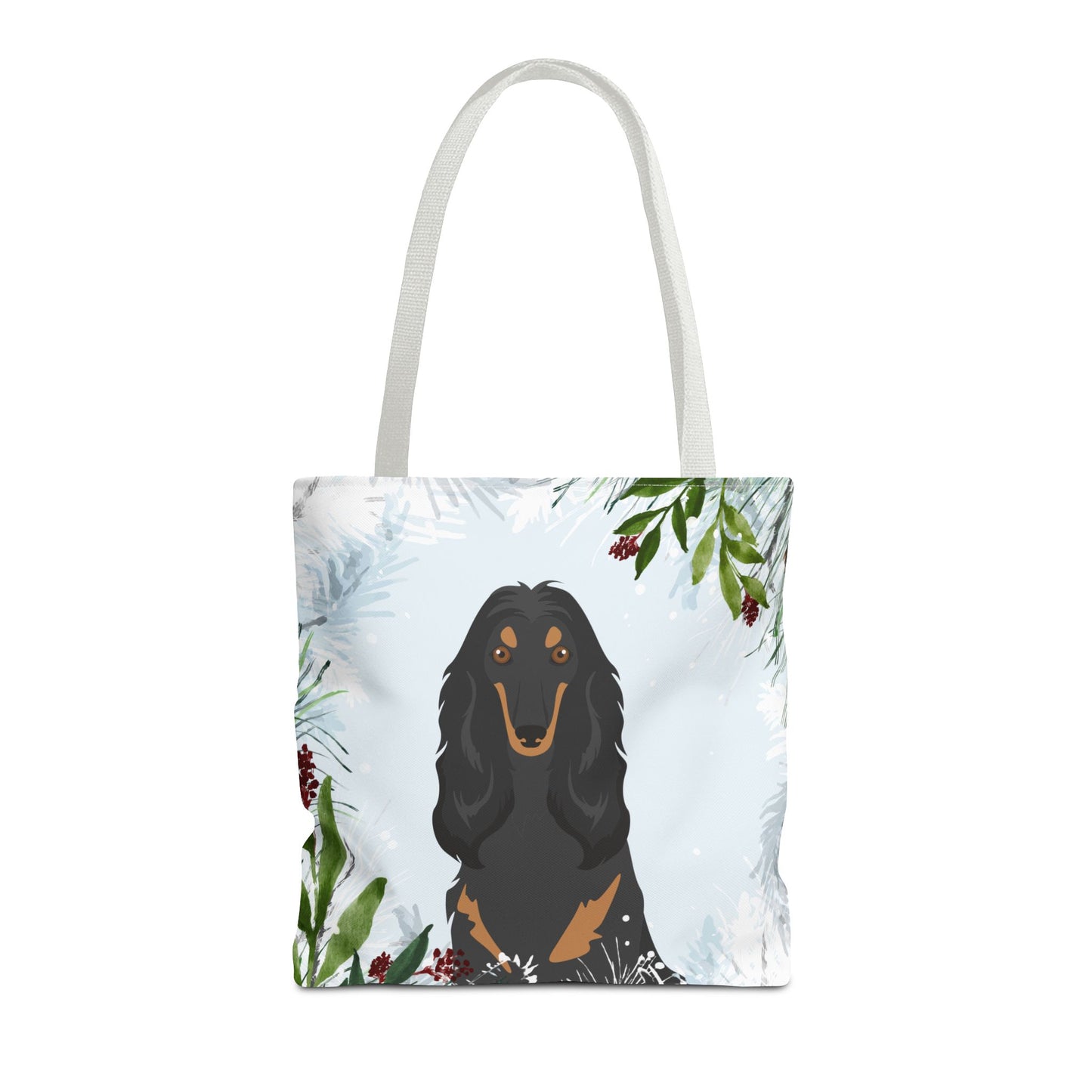 Afghan Hound Dog Christmas Holiday Tote Bag 16x16