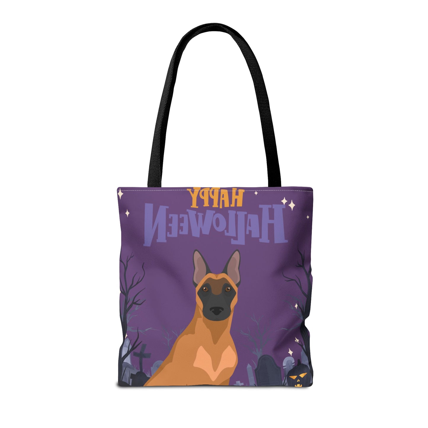 Belgain Malinois Dog Happy Halloween Tote Bag 16x16