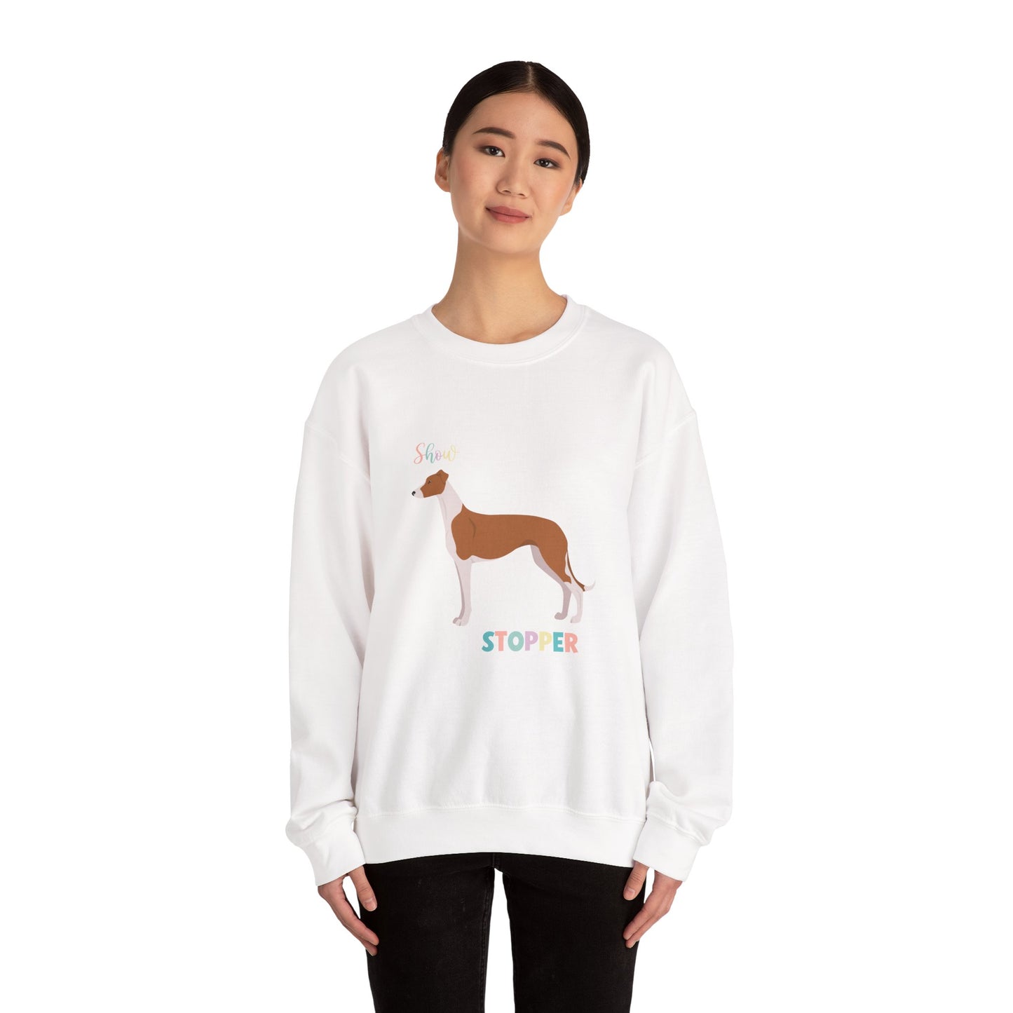 Greyhound Dog Unisex Heavy Blend Crewneck Sweatshirt