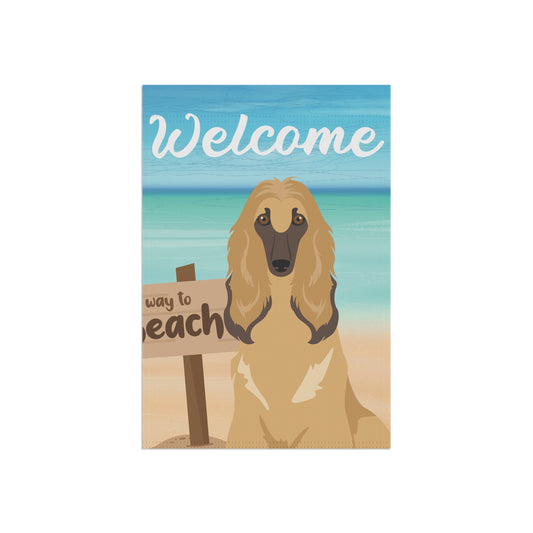 Afghan Hound Dog Garden Flag