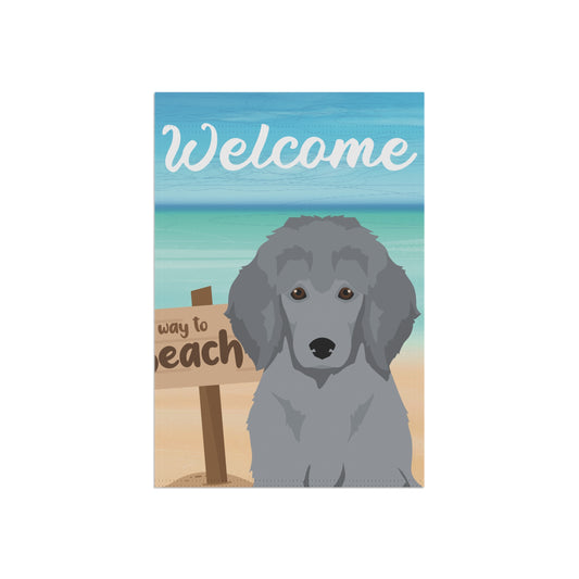 Poodle Dog Garden Flag