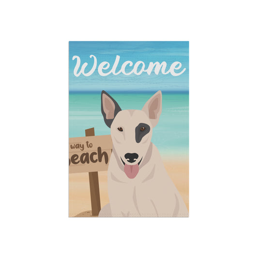 Bull Terrier Dog Garden Flag