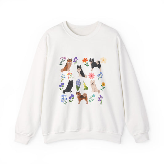 Nenets Herding Laika Dog Unisex Spring Cottage Core Crewneck Sweatshirt