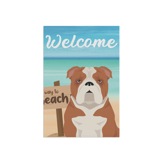 Bulldog Dog Garden Flag