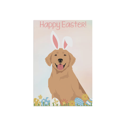 Hovawart Dog Happy Easter Garden Flag
