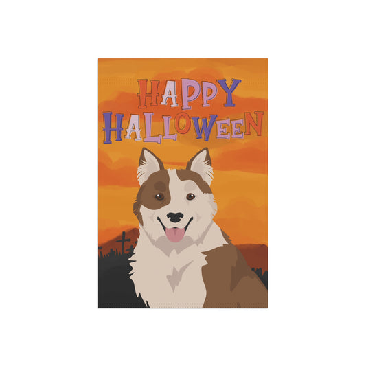 Elo Dog Halloween Garden Flag