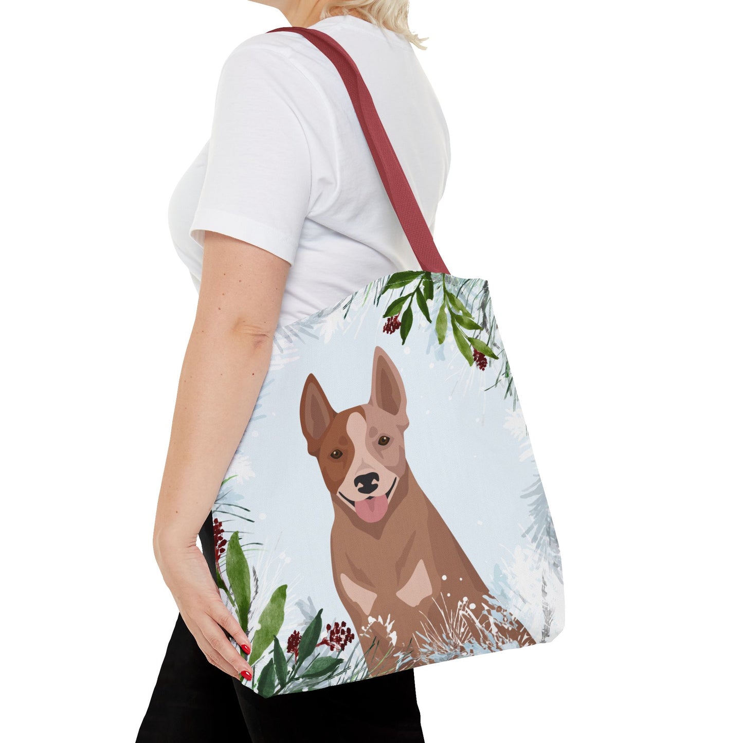 Australian Stumpy Tail Cattle Dog Dog Christmas Holiday Tote Bag 16x16