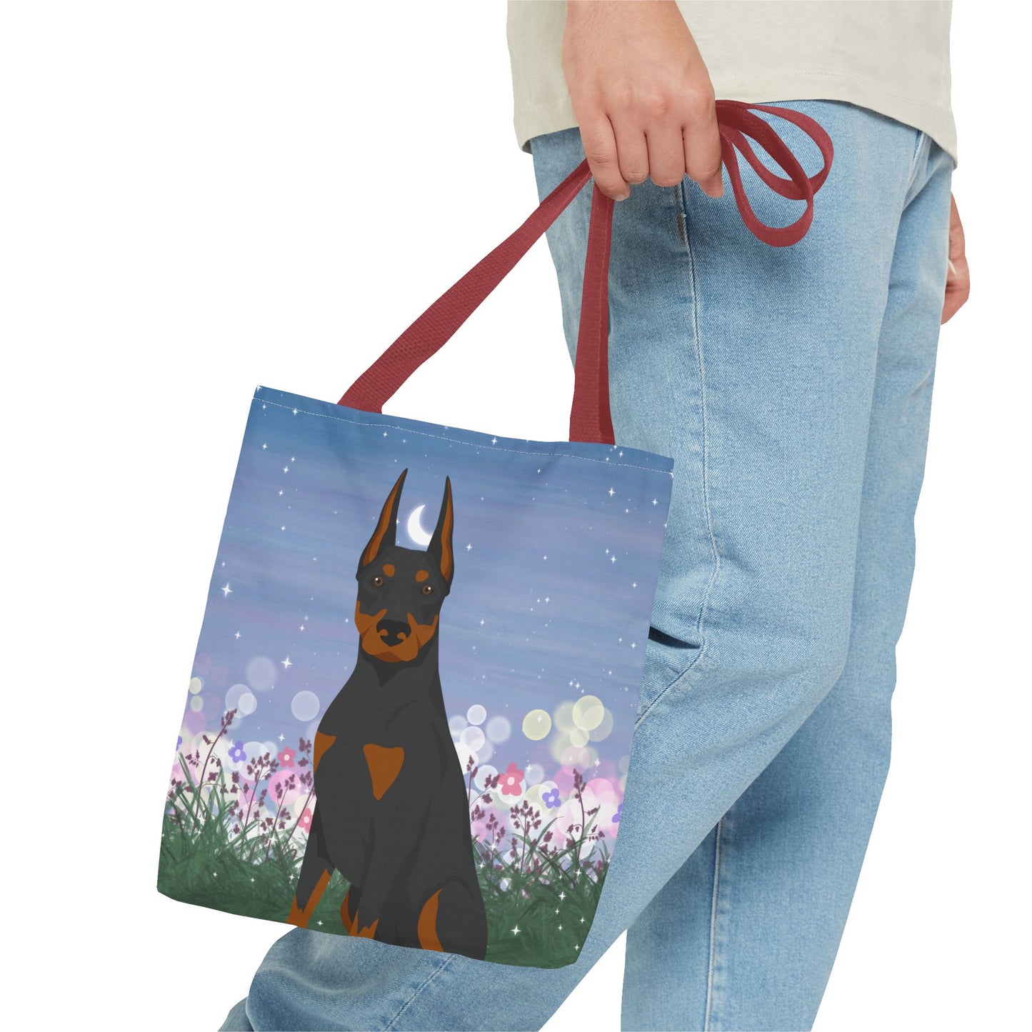 Dobermann Pinscher Dog Tote Bag 13x13
