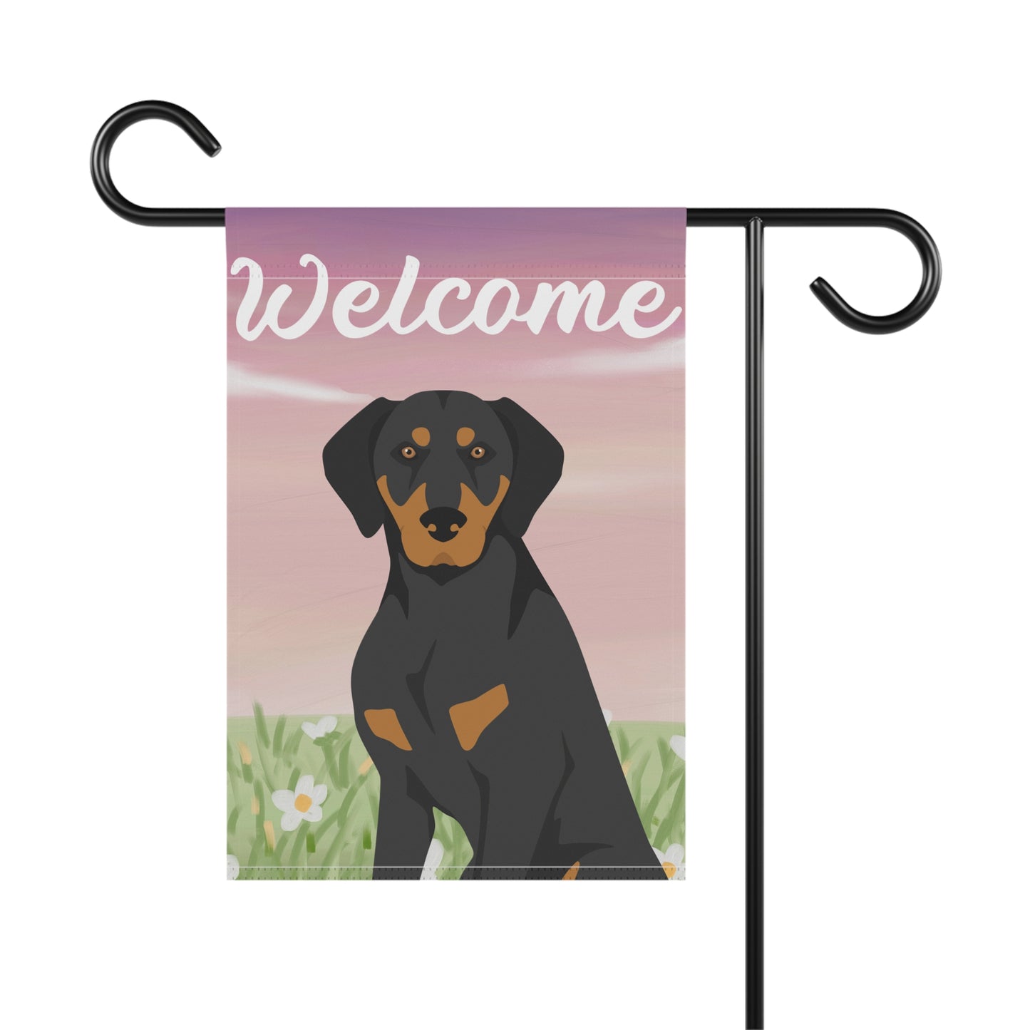 Transylvanian Hound Dog Welcome Garden Flag