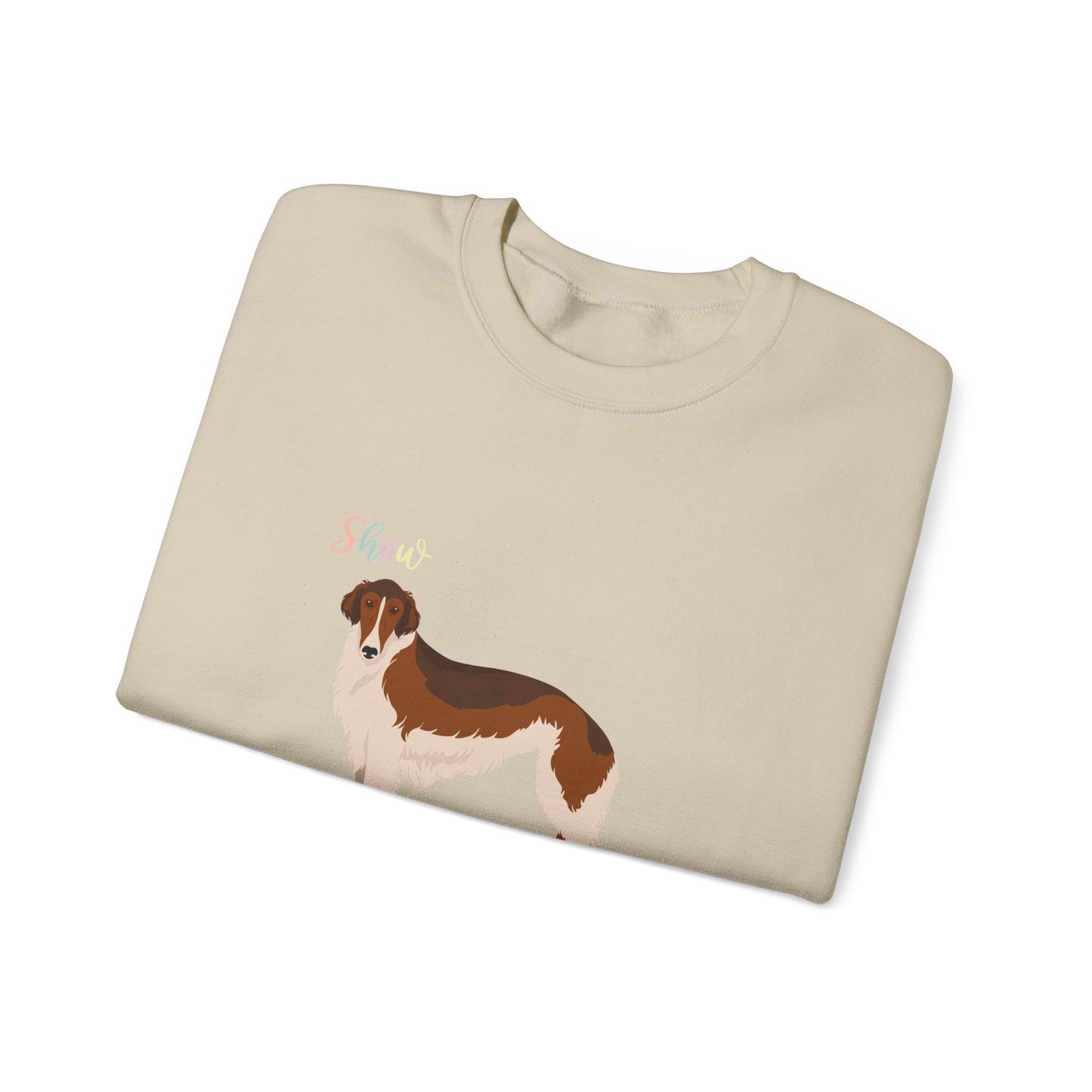 Borzoi Dog Unisex Heavy Blend Crewneck Sweatshirt