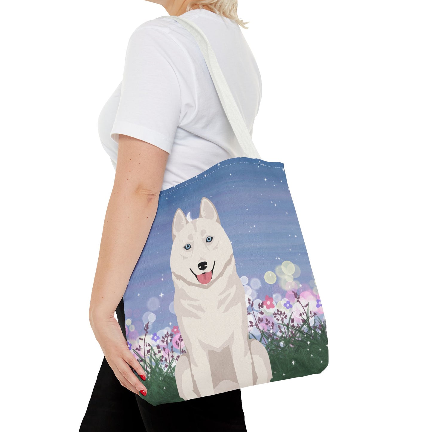 Siberian Husky Dog Tote Bag 16x16