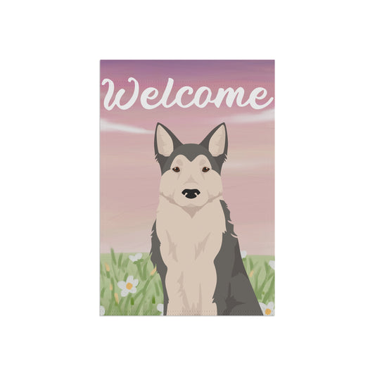 West Siberian Laika Dog Welcome Garden Flag